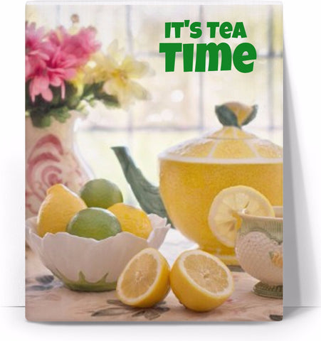 It's Tea Time Art Canvas