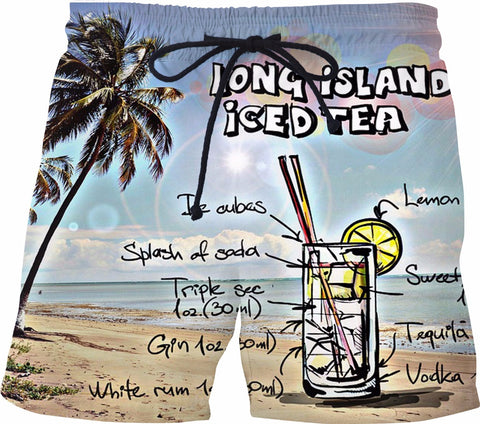 Long Island Iced Tea Swim Trunks