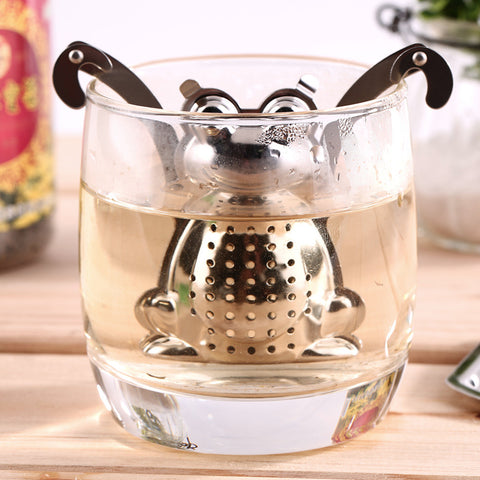 New Stainless Steel Mesh Loose Tea Leaf Strainer