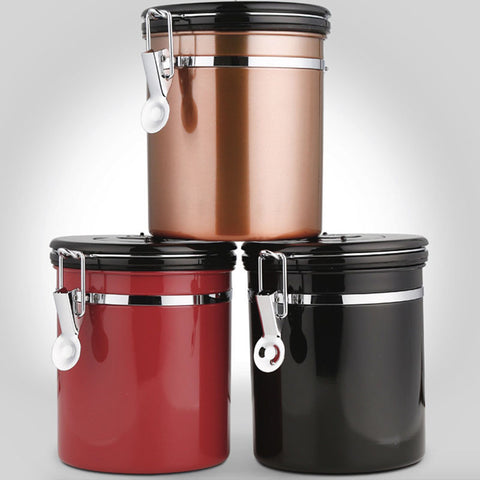 Stainless Steel Tea Leaf Jar